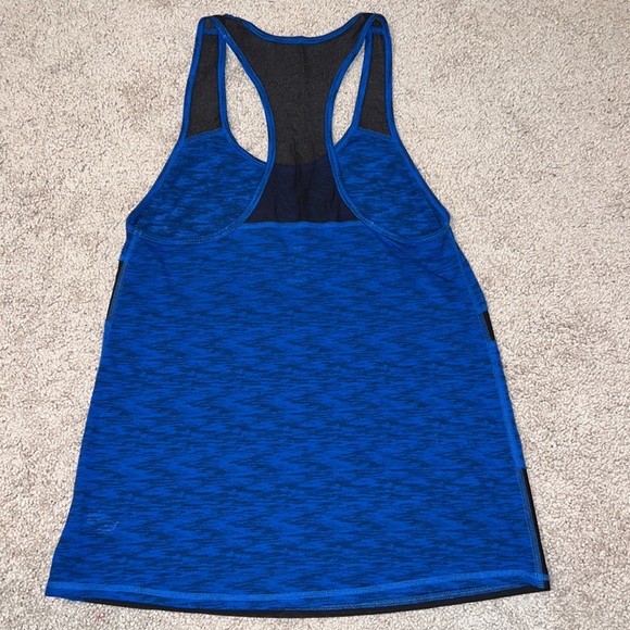 Express Core Performance Blue w/ Mesh Tank Top - Size Small - Picture 2 of 5